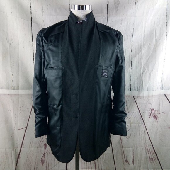 Jos A Bank 1905 40L Wool 2 Button Charcoal Gray Suit Blazer Sport Coat - Picture 8 of 10